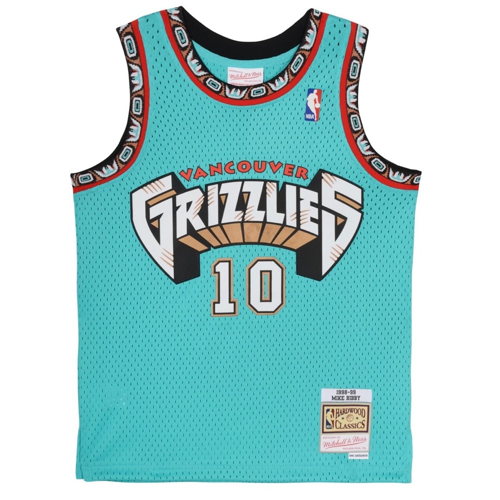 Mitchell & Ness Vancouver Grizzlies 98-99 Mike Bibby Jersey Memphis M Swingman